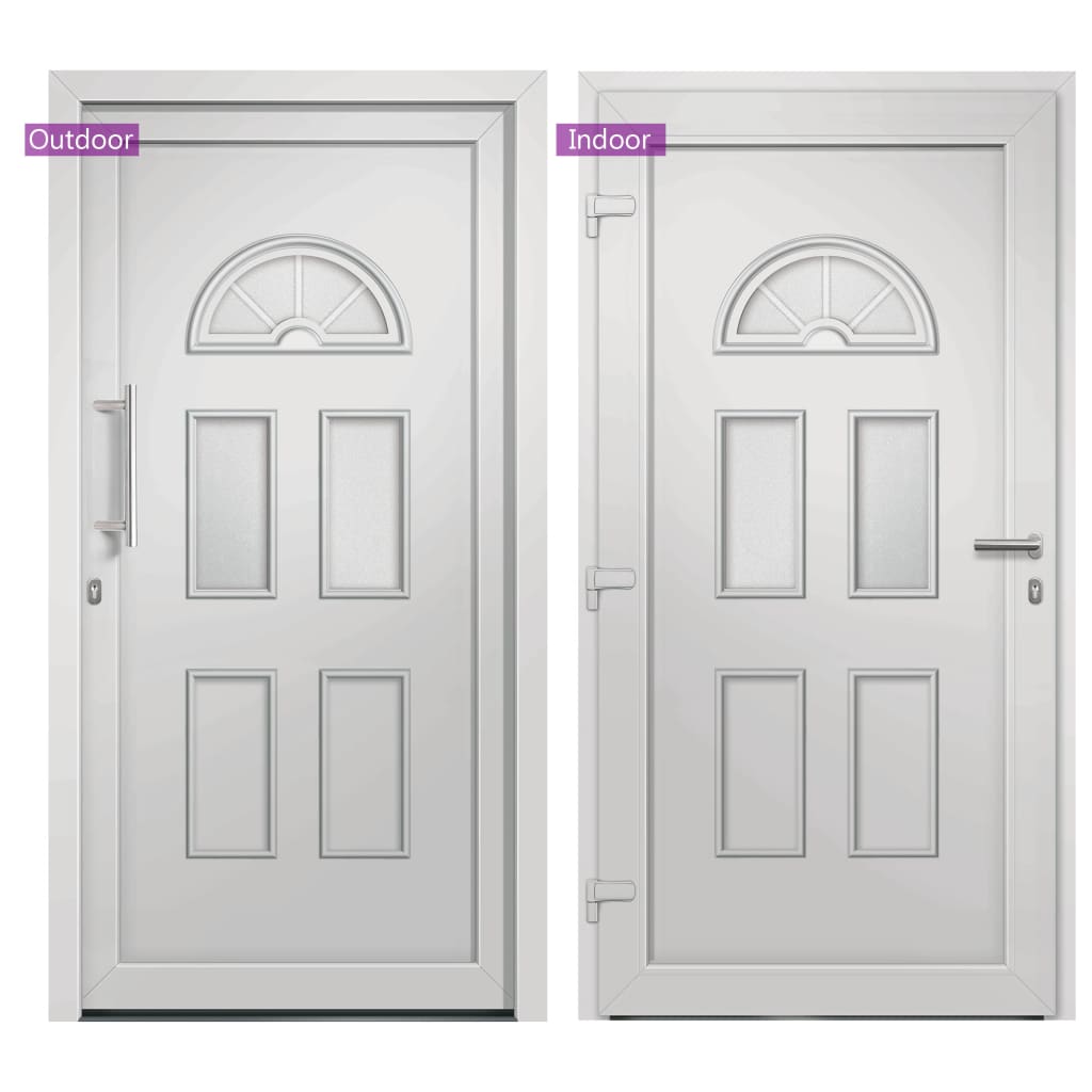 Porta di Ingresso Bianca 110x210 cm | homemem39