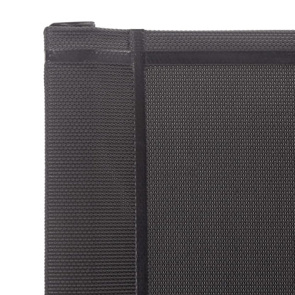 Sedie da Giardino 4 pz in Textilene e Acciaio Inox Grigie | homemem39