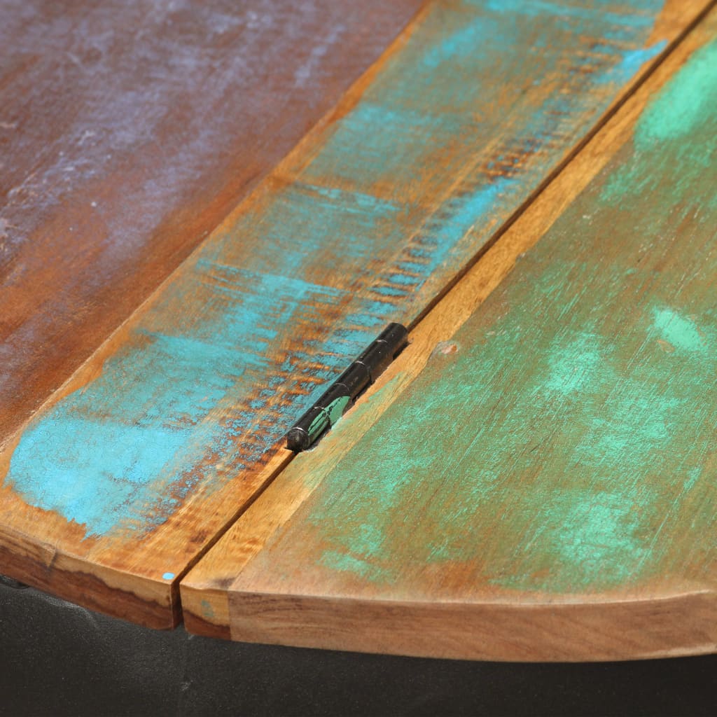 Tavolino da Salotto 53x43 cm in Legno Massello di Recupero | homemem39