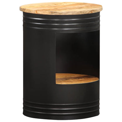 Tavolino da Salotto 43x55 cm in Legno Massello di Mango
