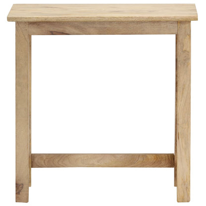 Tavolini Impilabili 3 pz in Legno Massello di Mango | homemem39