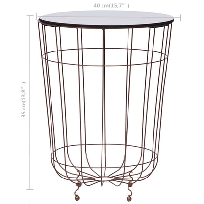 Tavolino da Salotto Oro Ø 40 cm | homemem39