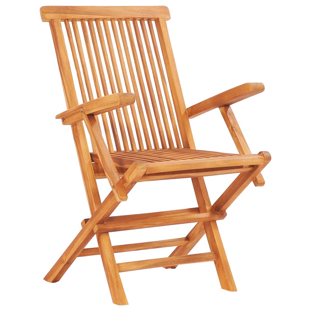 Set da Pranzo da Giardino 7 pz Pieghevole in Massello di Teak - homemem39