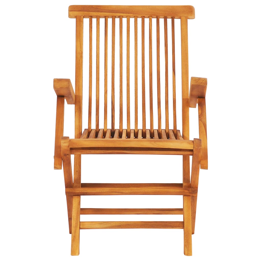 Set da Pranzo da Giardino 7 pz Pieghevole in Massello di Teak - homemem39