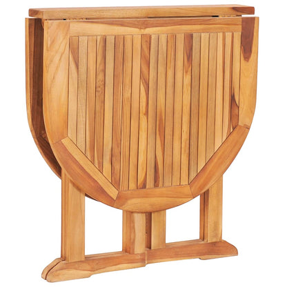 Set da Pranzo da Esterno Pieghevole 5 pz Legno Massello di Teak | homemem39