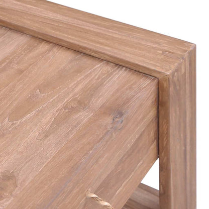 Tavolino da Salotto 110x60x40 cm in Legno Massello di Teak | homemem39