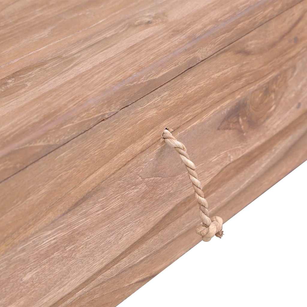 Tavolino da Salotto 110x60x40 cm in Legno Massello di Teak | homemem39