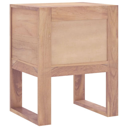 Comodino 40x30x50 cm in Legno Massello di Teak | homemem39