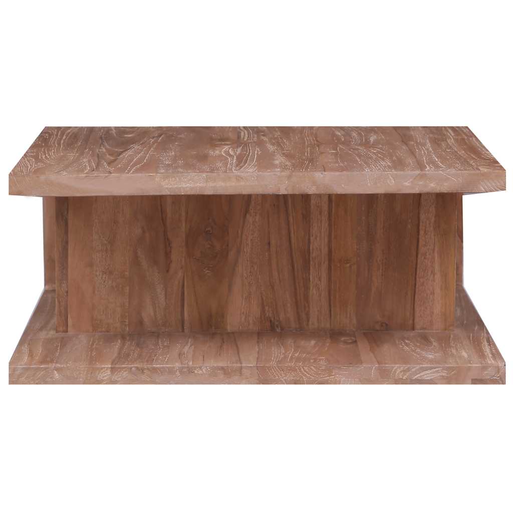 Tavolino da Salotto 70x70x30 cm in Legno Massello di Teak | homemem39