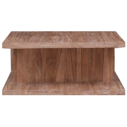Tavolino da Salotto 70x70x30 cm in Legno Massello di Teak | homemem39