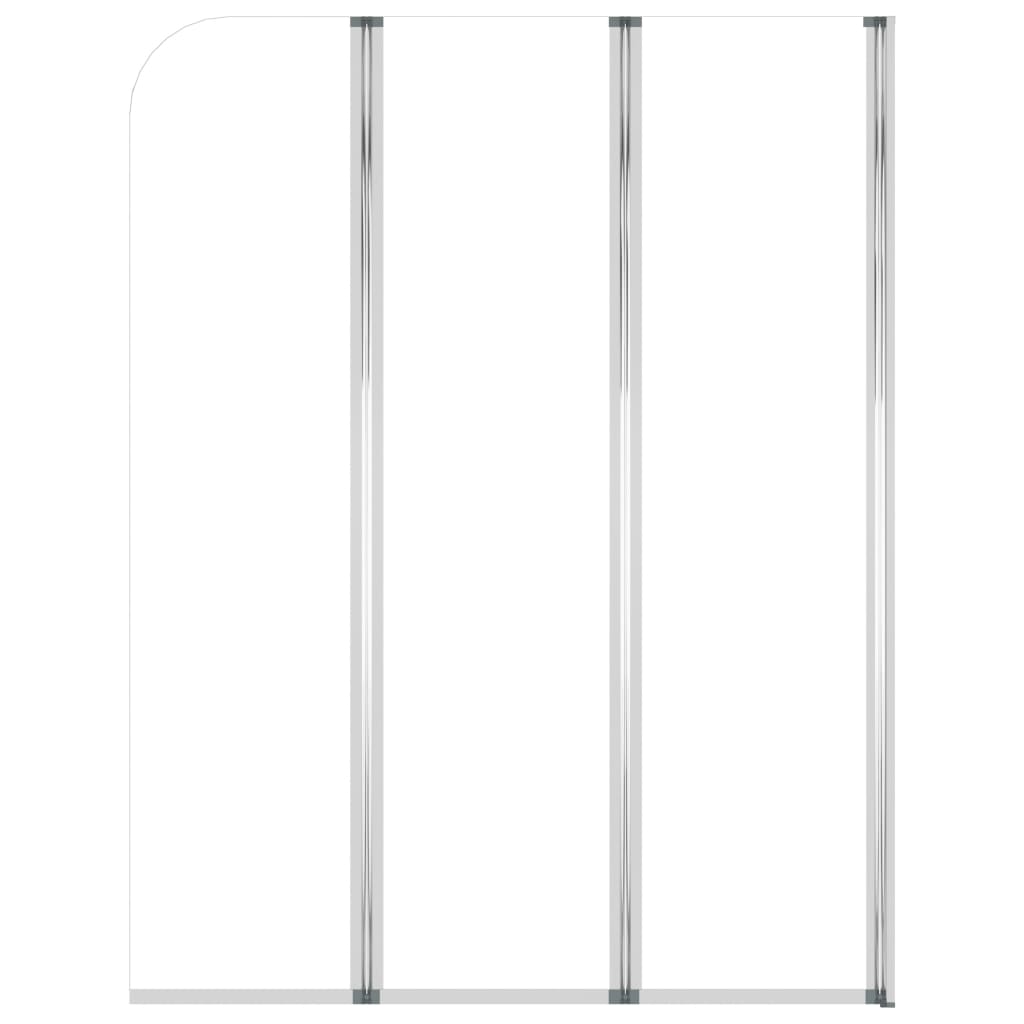 Cabine da Bagno 2 pz 104x130 cm in Vetro Temperato Trasparente | homemem39