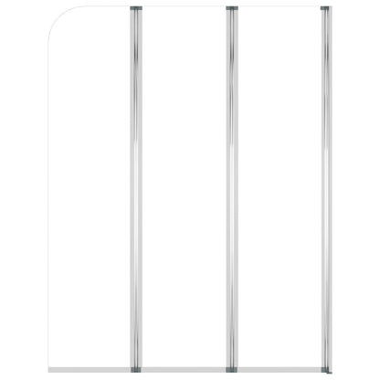 Cabine da Bagno 2 pz 104x130 cm in Vetro Temperato Trasparente | homemem39