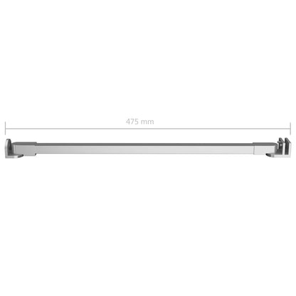 Braccio di Supporto per Doccia in Acciaio Inox 47,5 cm - homemem39