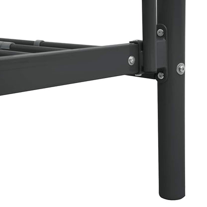 Letto a Castello Nero in Metallo 90x200 cm | homemem39