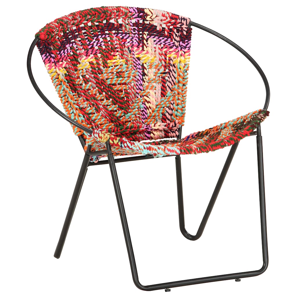 Sedia Acapulco Multicolore in Tessuto Chindi