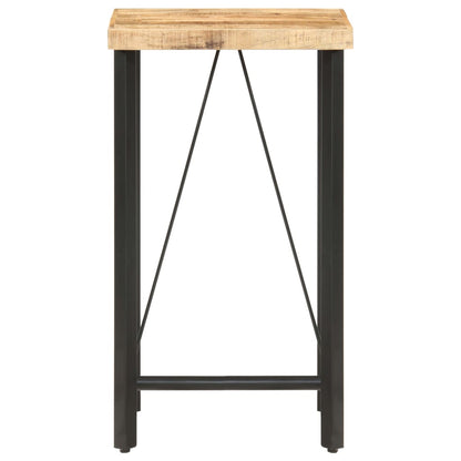 Tavolo da Bar 60x60x107 cm in Legno Ruvido di Mango | homemem39