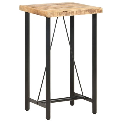 Tavolo da Bar 60x60x107 cm in Legno Ruvido di Mango | homemem39
