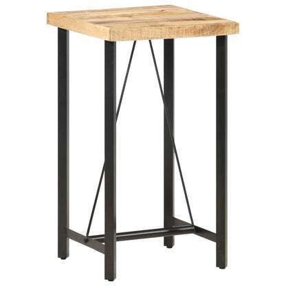 Tavolo da Bar 60x60x107 cm in Legno Ruvido di Mango | homemem39