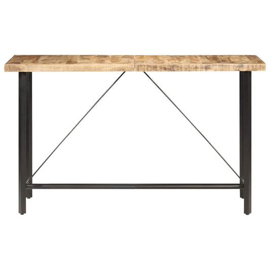 Tavolo da Bar 180x70x107 cm in Legno Ruvido di Mango | homemem39