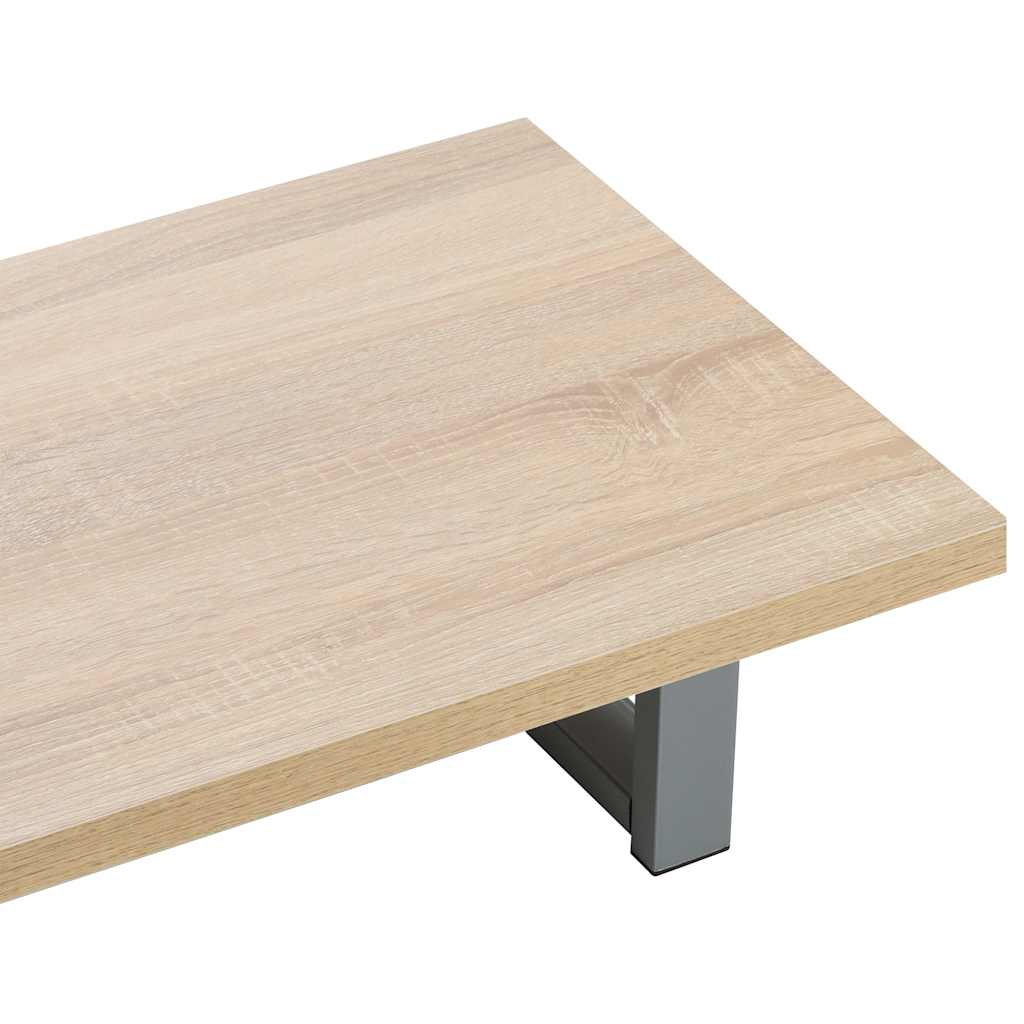 Set Mobili da Bagno 2 pz Ceramica Rovere