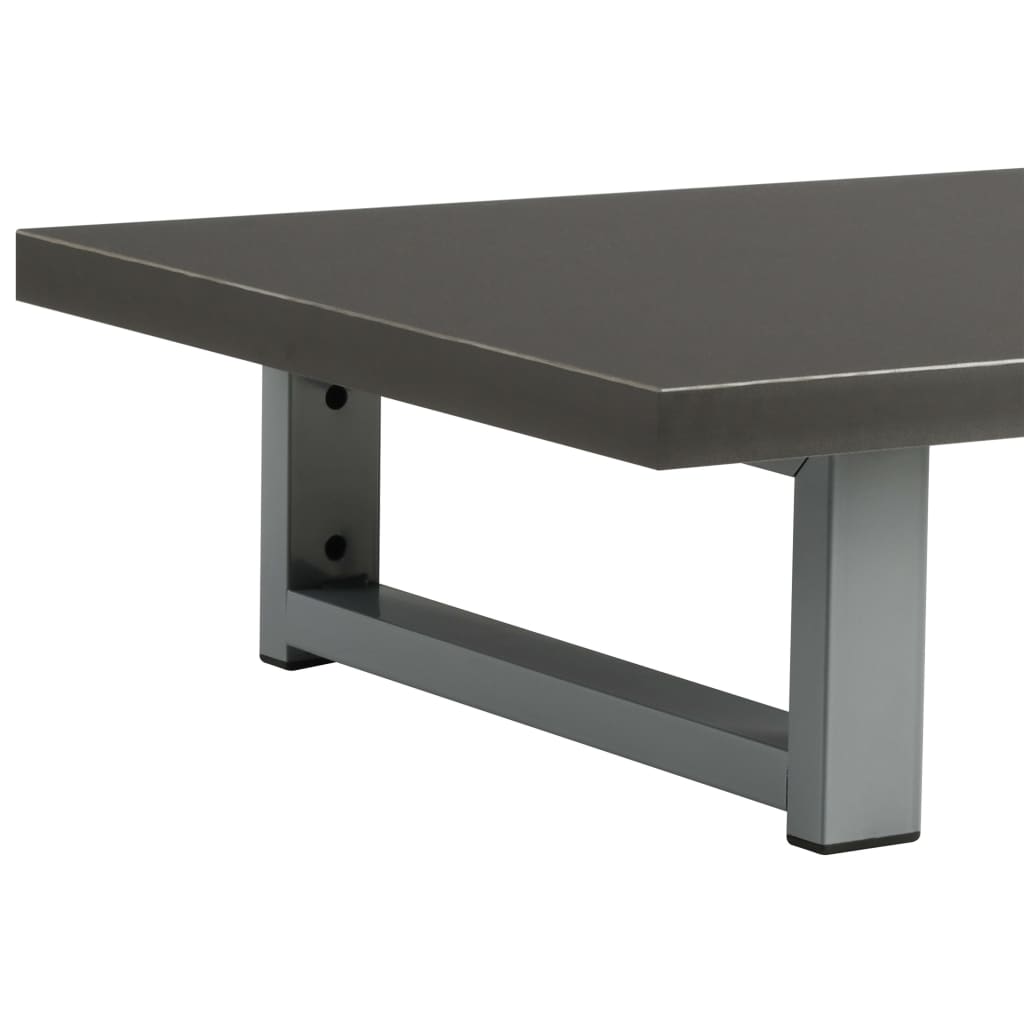 Set Mobili da Bagno 2 pz Ceramica Grigio | homemem39