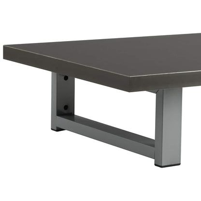 Set Mobili da Bagno 2 pz Ceramica Grigio
