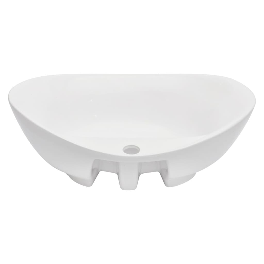 Set Mobili da Bagno 2 pz Ceramica Grigio | homemem39