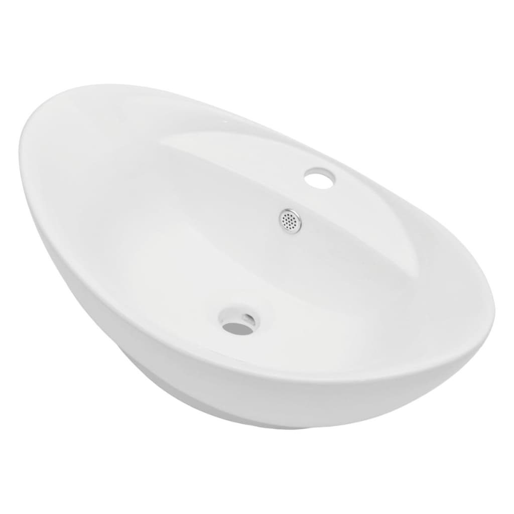 Set Mobili da Bagno 2 pz Ceramica Nero