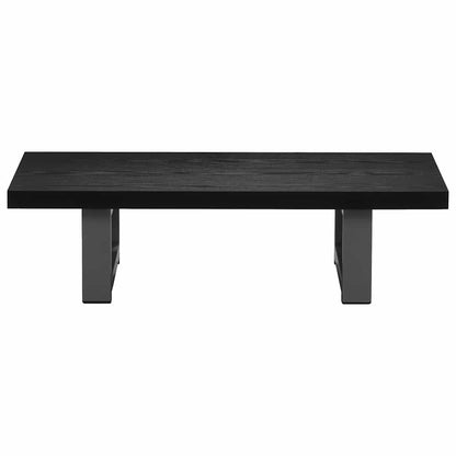 Set Mobili da Bagno 2 pz Ceramica Nero