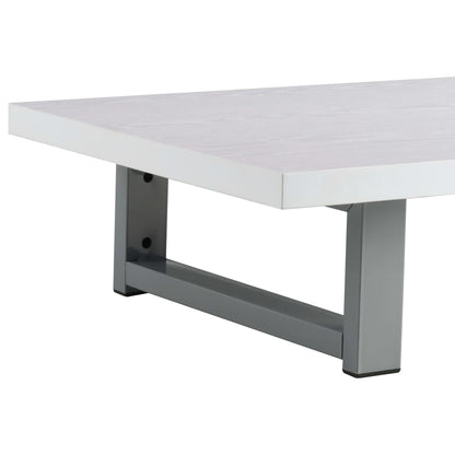 Set Mobili da Bagno 2 pz Ceramica Bianco