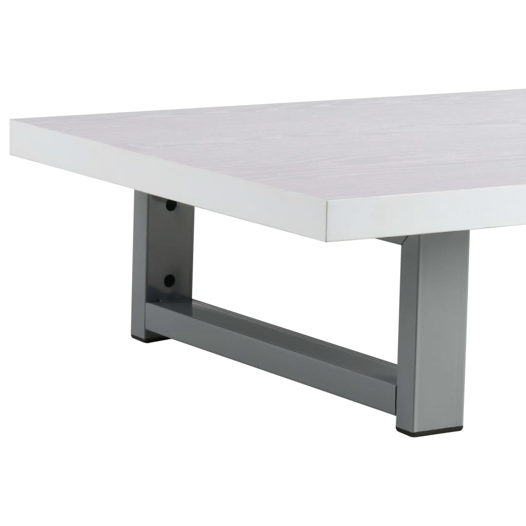 Set Mobili da Bagno 2 pz Ceramica Bianco