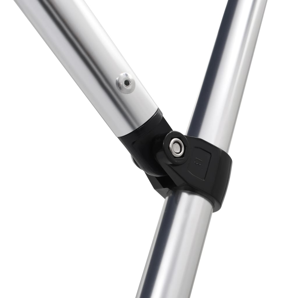 Bimini di Prua con Tendalino a 3 Archi Bianco 183x196x137 cm - homemem39