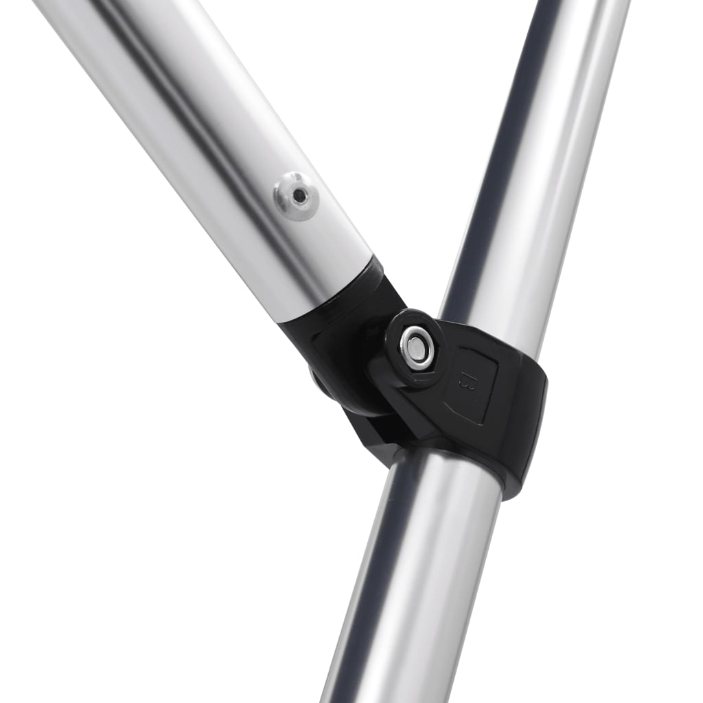 Bimini di Prua con Tendalino a 4 Archi Bianco 243x196x137 cm - homemem39