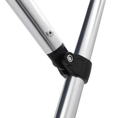 Bimini di Prua con Tendalino a 4 Archi Bianco 243x196x137 cm - homemem39