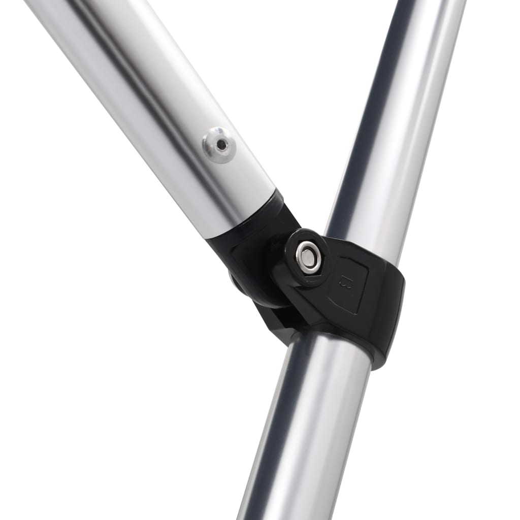 Bimini di Prua con Tendalino a 4 Archi Bianco 243x210x137 cm - homemem39