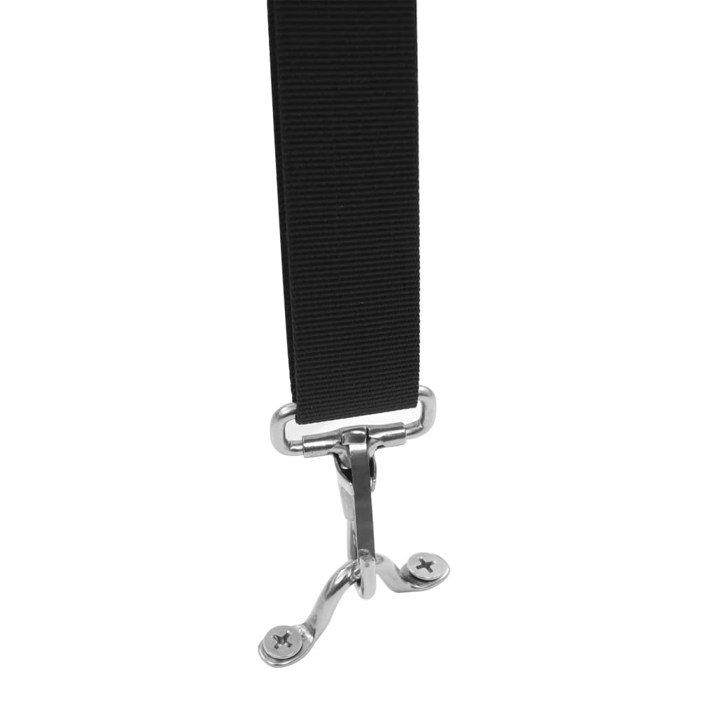 Cinghie per Tendalino Bimini 2 pz in Tessuto e Acciaio Inox | homemem39