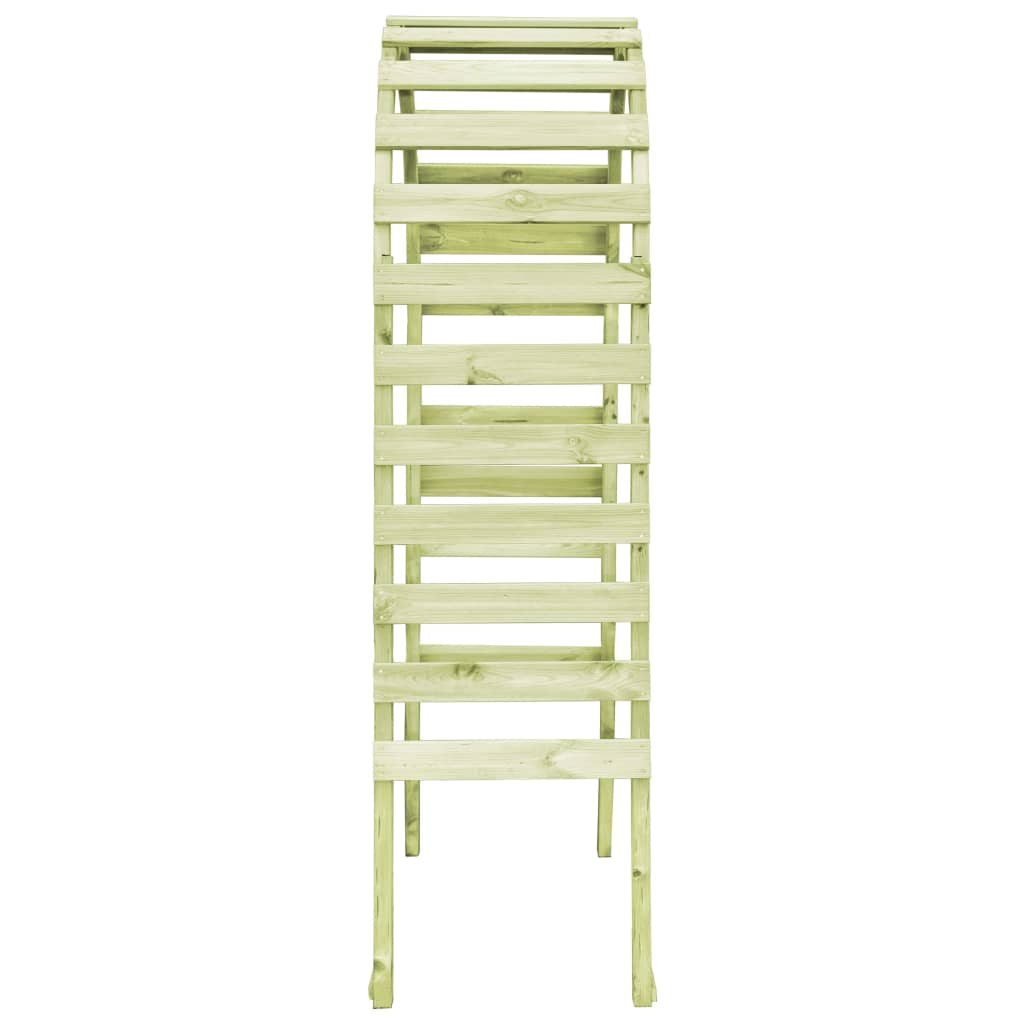 Pergolato da Giardino 130x60x230cm Legno di Pino Impregnato | homemem39