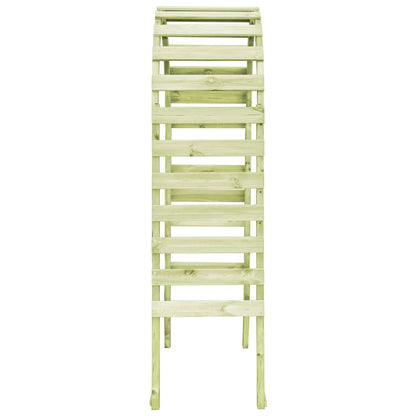 Pergolato da Giardino 130x60x230cm Legno di Pino Impregnato | homemem39