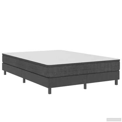 Letto a Molle Grigio in Tessuto 140x200 cm | homemem39