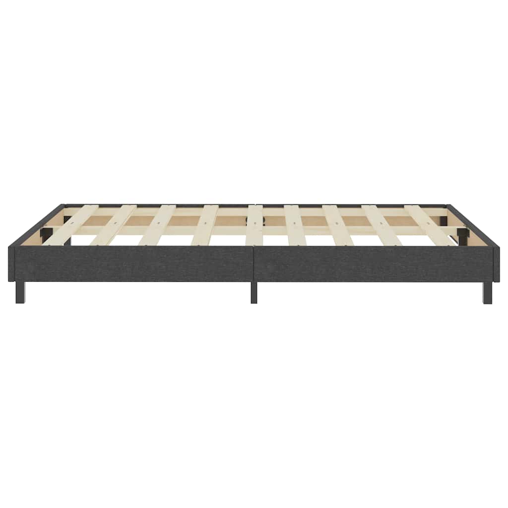 Letto a Molle Grigio in Tessuto 160x200 cm | homemem39