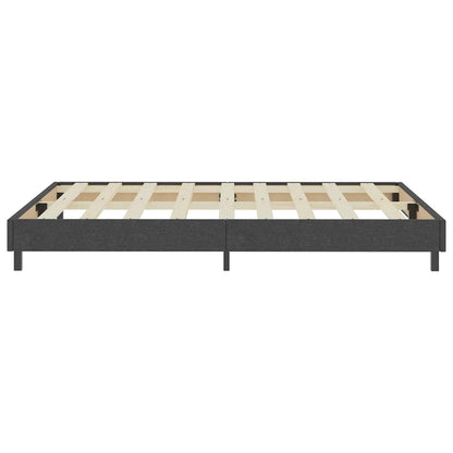 Letto a Molle Grigio in Tessuto 160x200 cm | homemem39