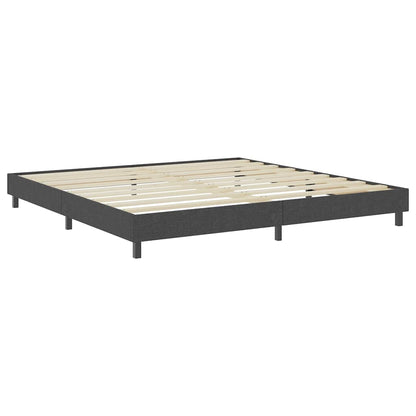 Letto a Molle Grigio in Tessuto 200x200 cm | homemem39