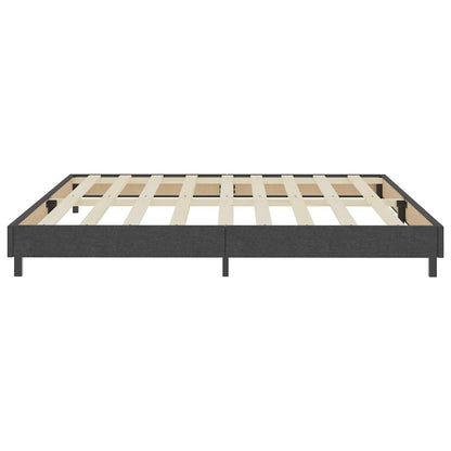 Letto a Molle Grigio in Tessuto 200x200 cm | homemem39