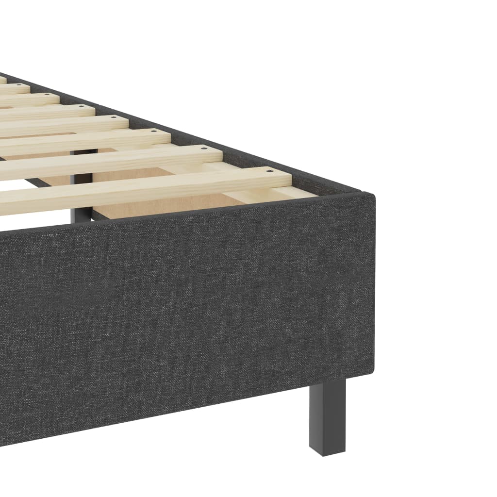 Letto a Molle Grigio in Tessuto 120x200 cm | homemem39