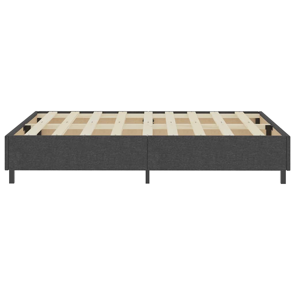 Letto a Molle Grigio in Tessuto 160x200 cm | homemem39