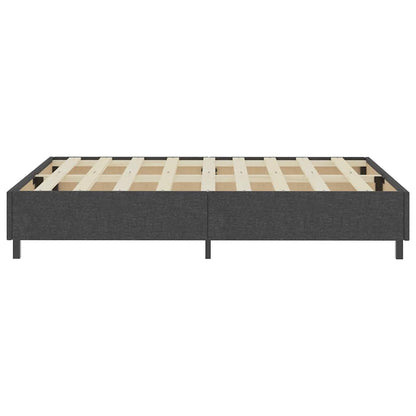 Letto a Molle Grigio in Tessuto 160x200 cm | homemem39