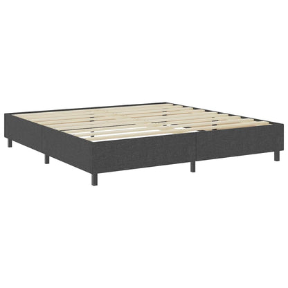 Letto a Molle Grigio in Tessuto 200x200 cm | homemem39