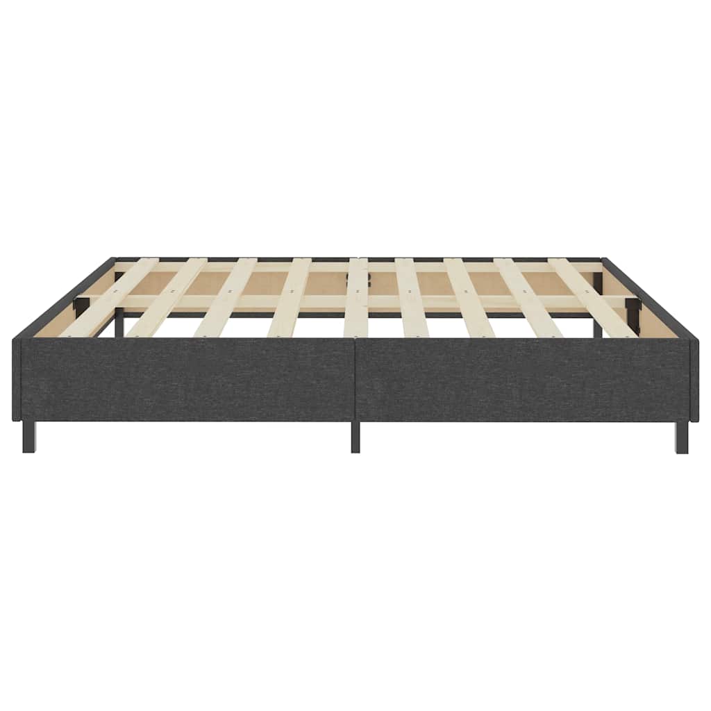 Letto a Molle Grigio in Tessuto 200x200 cm | homemem39