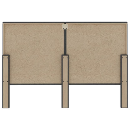 Testiera Letto Trapuntata Grigio Scuro in Tessuto 140x200 cm - homemem39