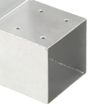 Connettore per Pali a Forma di L in Metallo Zincato 91x91 mm | homemem39